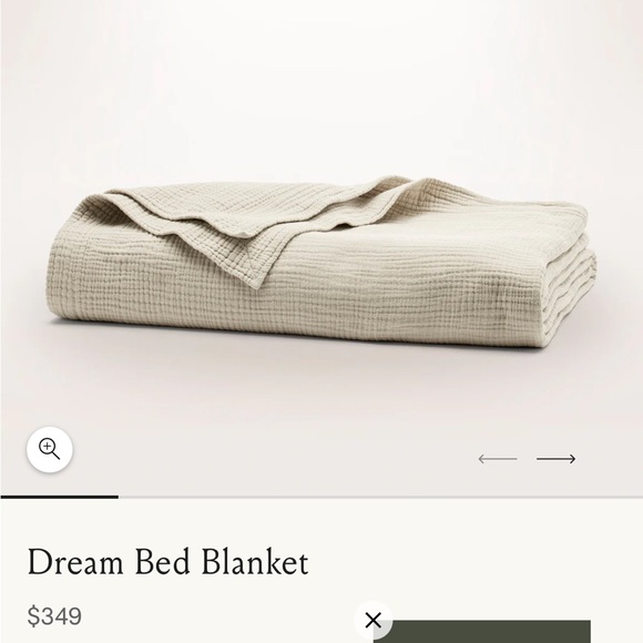 Boll & Branch Dream Bed Blanket  King/Cal King SandOrganic Cotton NWT - Picture 2 of 8